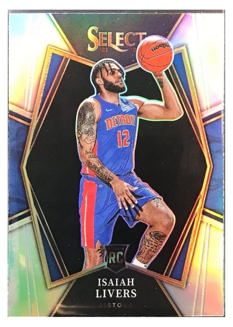 2021-22 Panini Select Base Set Isaiah Livers #160 card