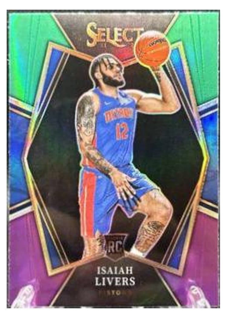 2021-22 Panini Select Base Set Isaiah Livers #160 card