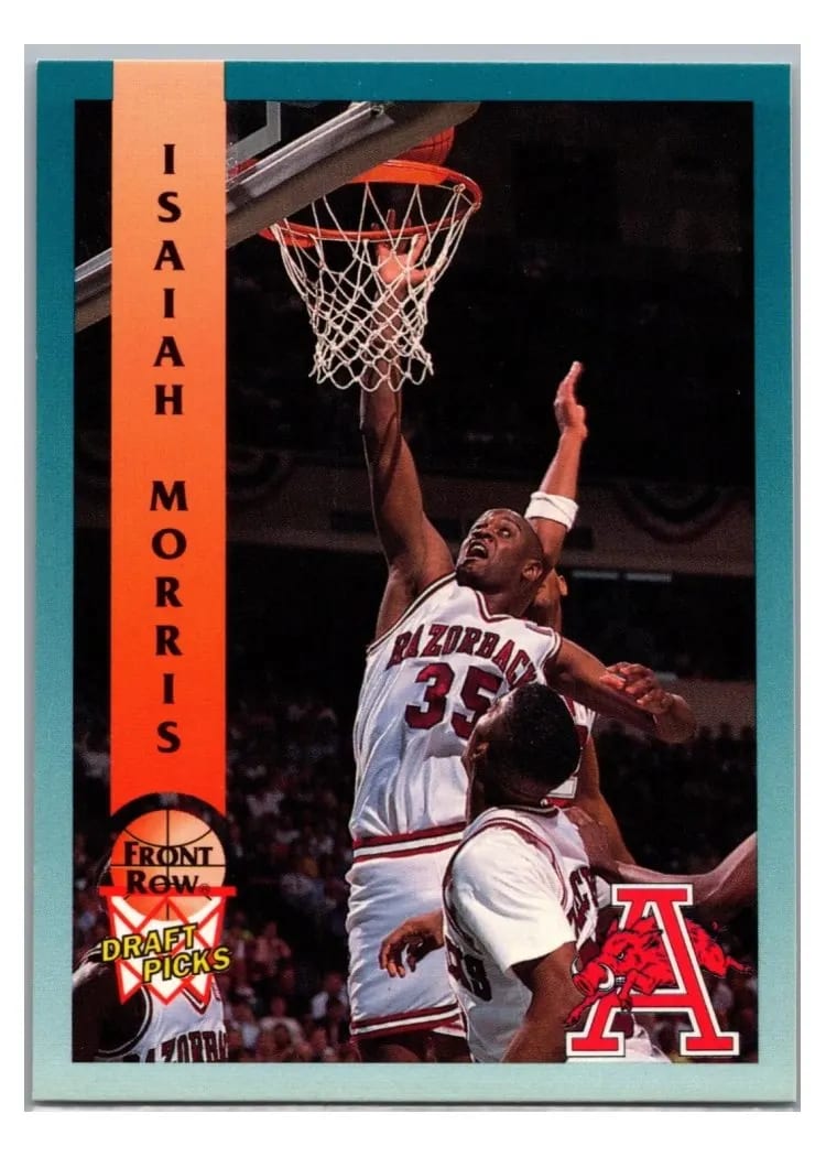 1992 Front Row Draft Picks Isaiah Morris #47 card