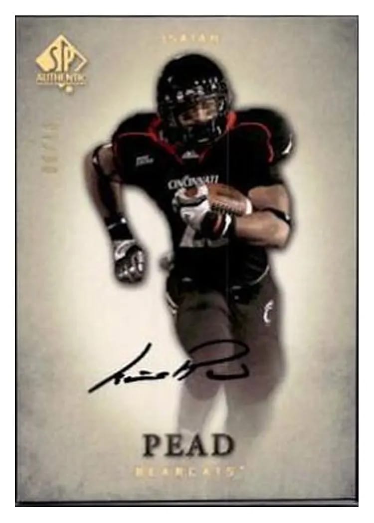 2012 SP Authentic Isaiah Pead #40 card