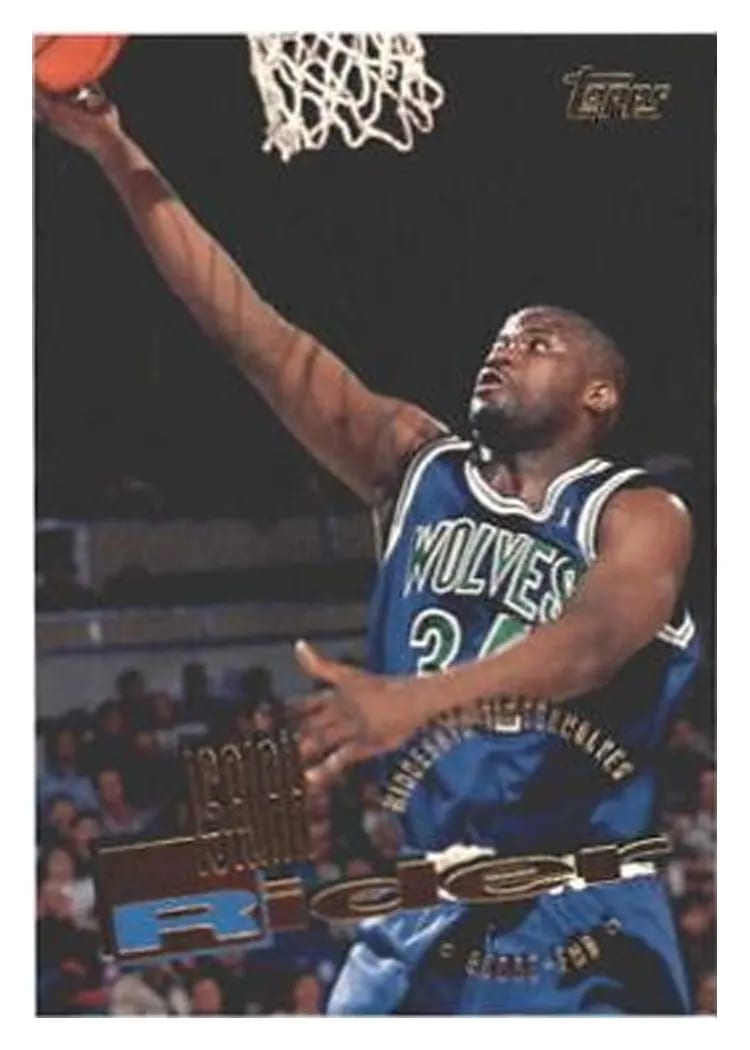 1995 Topps Isaiah Rider #127 card