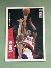 1996-97 Collector's Choice Base Set Isaiah Rider #316 card