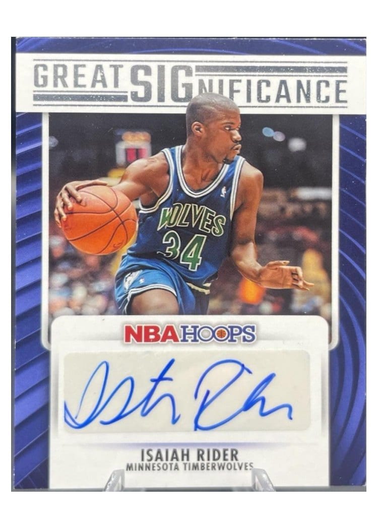 2023-24 Hoops Great SIGnificance Isaiah Rider #GS-RDR card