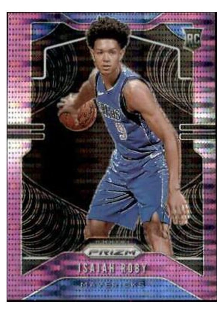 2019-20 Panini Prizm Base Set Isaiah Roby #283 card