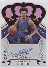2019 Panini Crown Royale Rookie Autographs Isaiah Roby #CR-IRB card