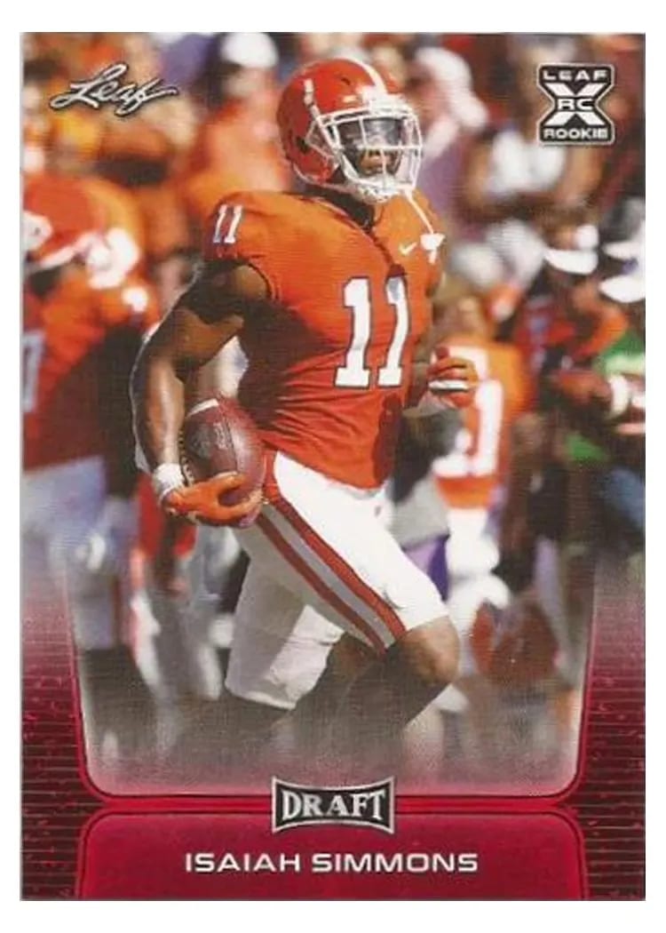 2020 Leaf Draft Isaiah Simmons #33 card
