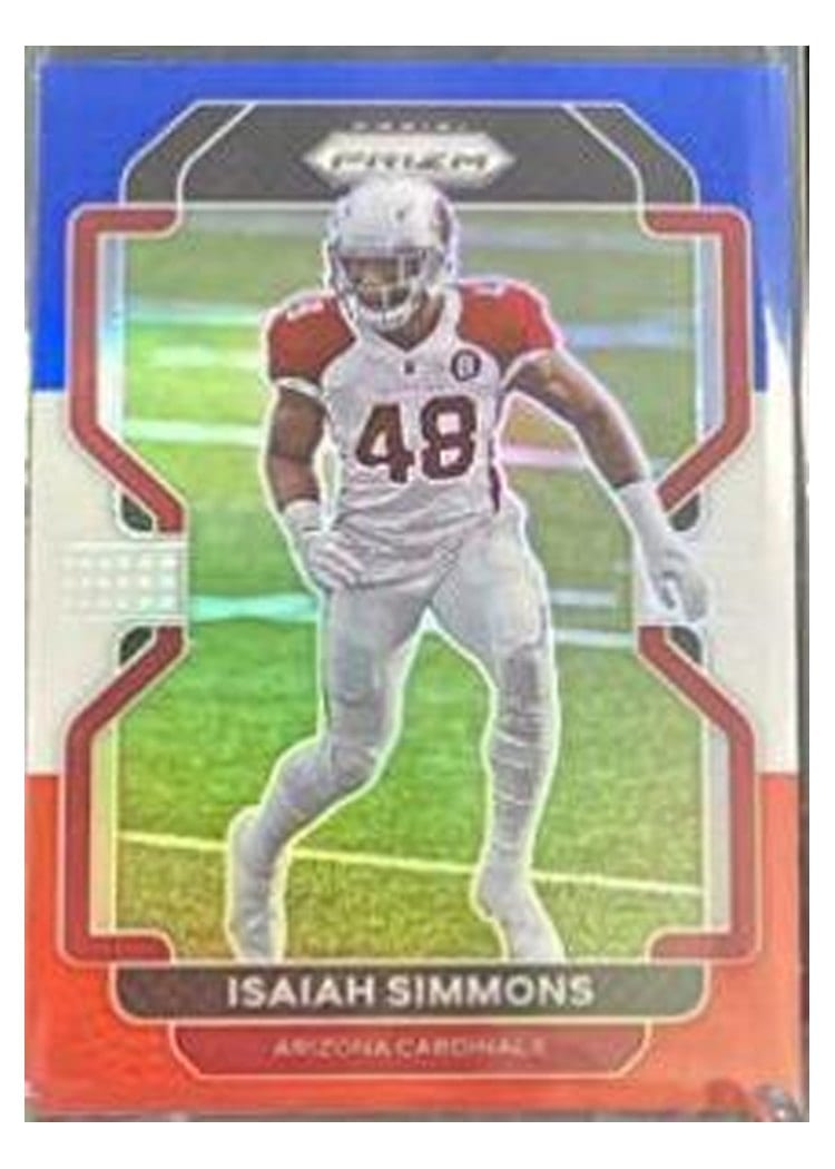 2021 Panini Prizm Base Set Isaiah Simmons #81 card