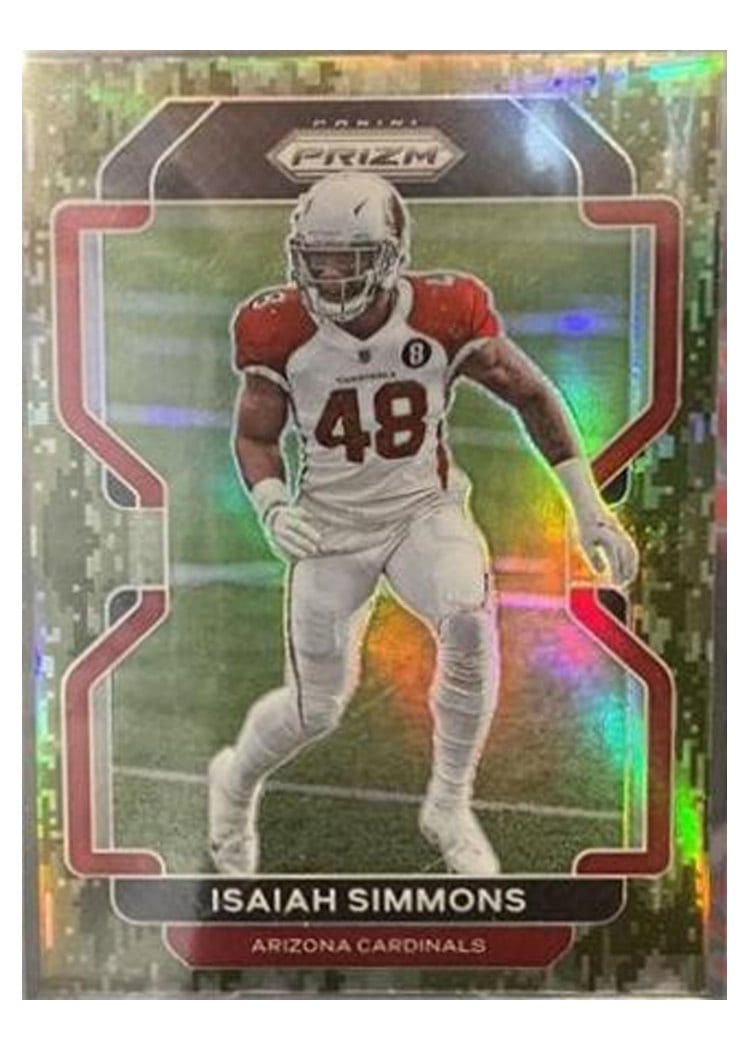2021 Panini Prizm Base Set Isaiah Simmons #81 card