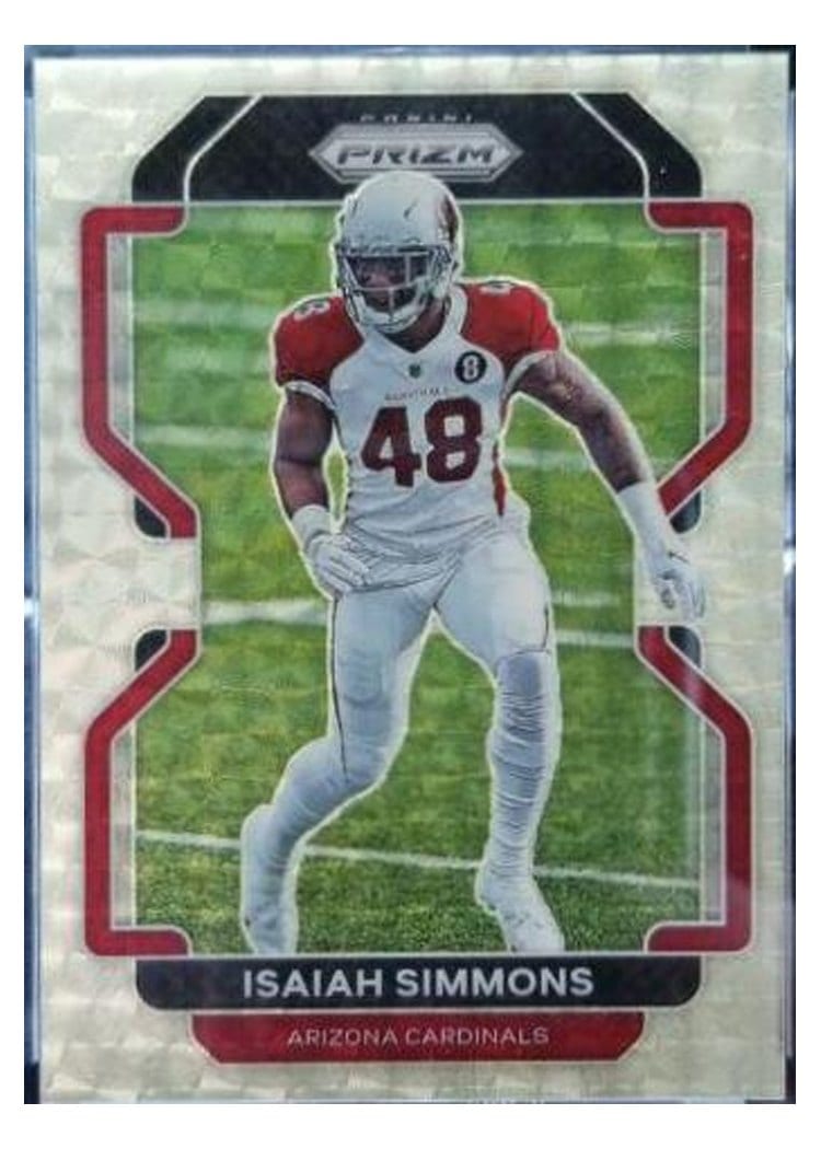 2021 Panini Prizm Base Set Isaiah Simmons #81 card