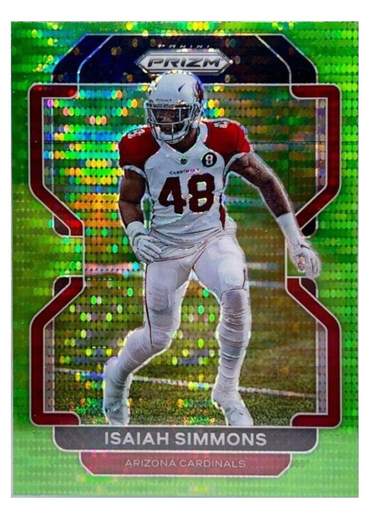 2021 Panini Prizm Base Set Isaiah Simmons #81 card