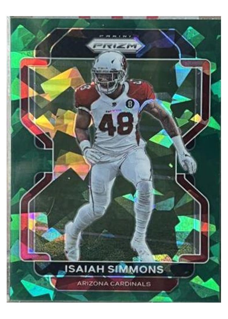 2021 Panini Prizm Base Set Isaiah Simmons #81 card