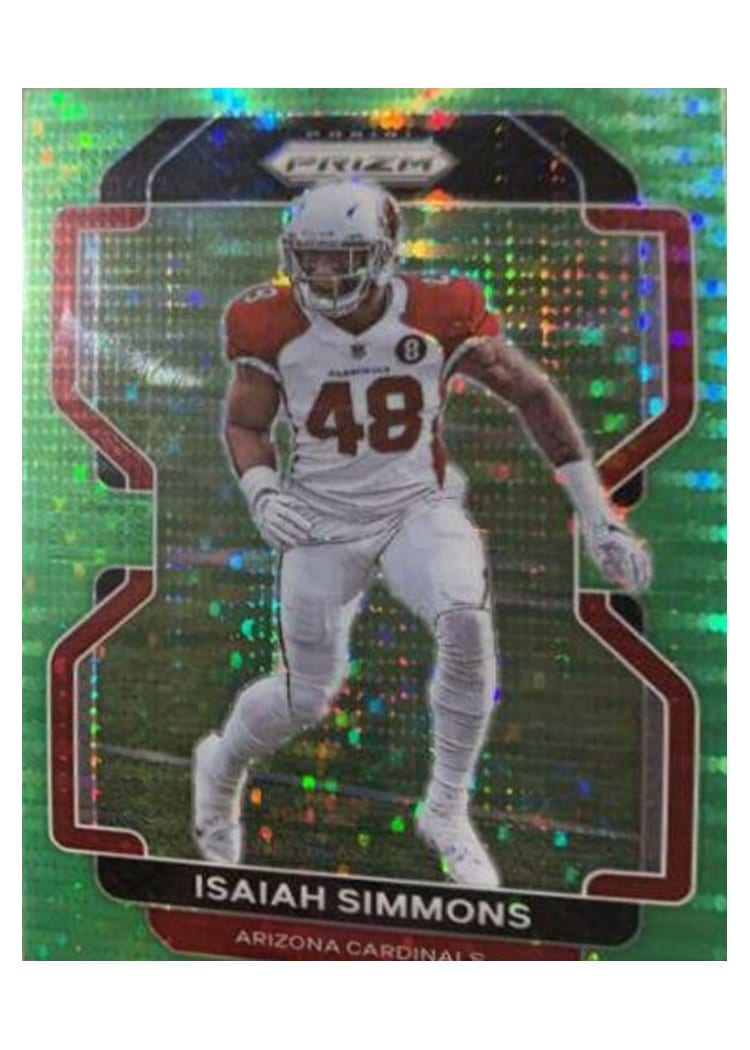 2021 Panini Prizm Base Set Isaiah Simmons #81 card