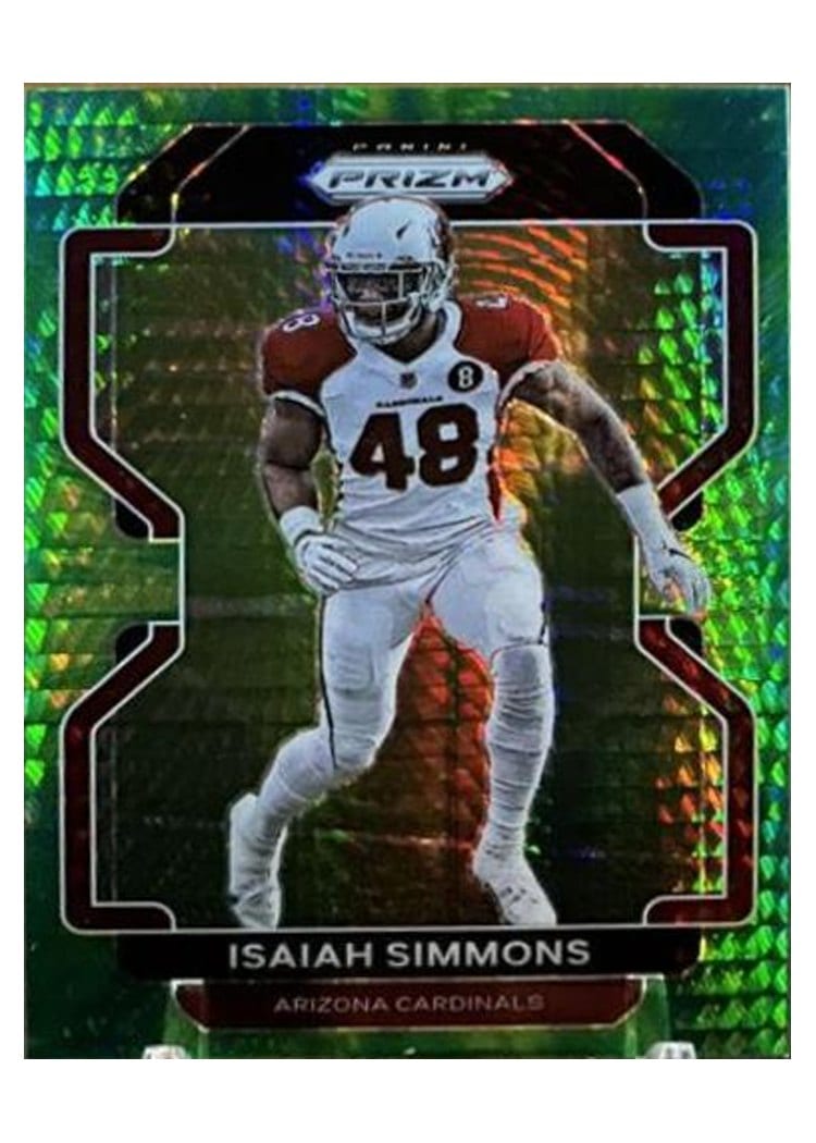 2021 Panini Prizm Base Set Isaiah Simmons #81 card