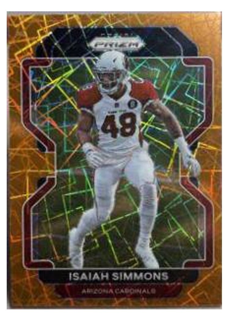 2021 Panini Prizm Base Set Isaiah Simmons #81 card