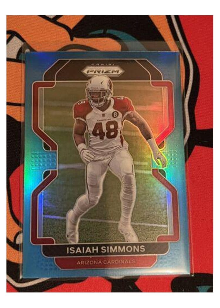 2021 Panini Prizm Base Set Isaiah Simmons #81 card