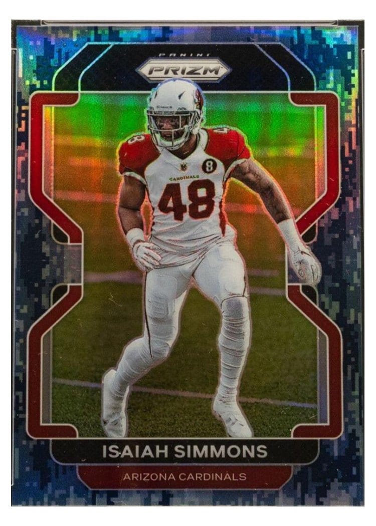 2021 Panini Prizm Base Set Isaiah Simmons #81 card