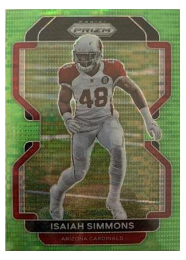 2021 Panini Prizm Base Set Isaiah Simmons #81 card
