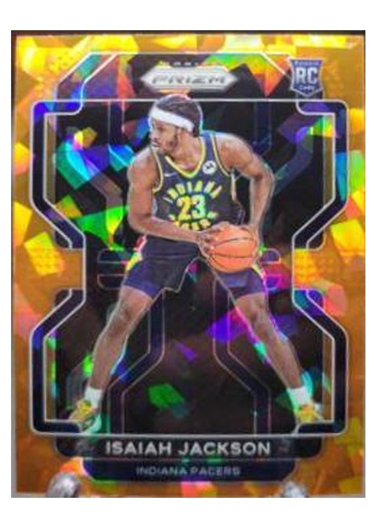 2021 Panini Prizm Base Set Isaiah Simmons Orange Ice Prizm #81 card