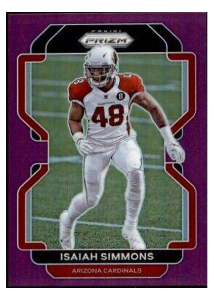 2021 Panini Prizm Base Set Isaiah Simmons #81 card