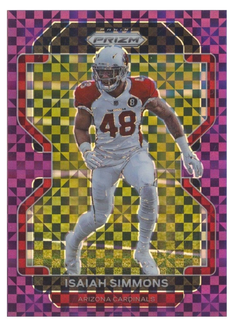 2021 Panini Prizm Base Set Isaiah Simmons #81 card