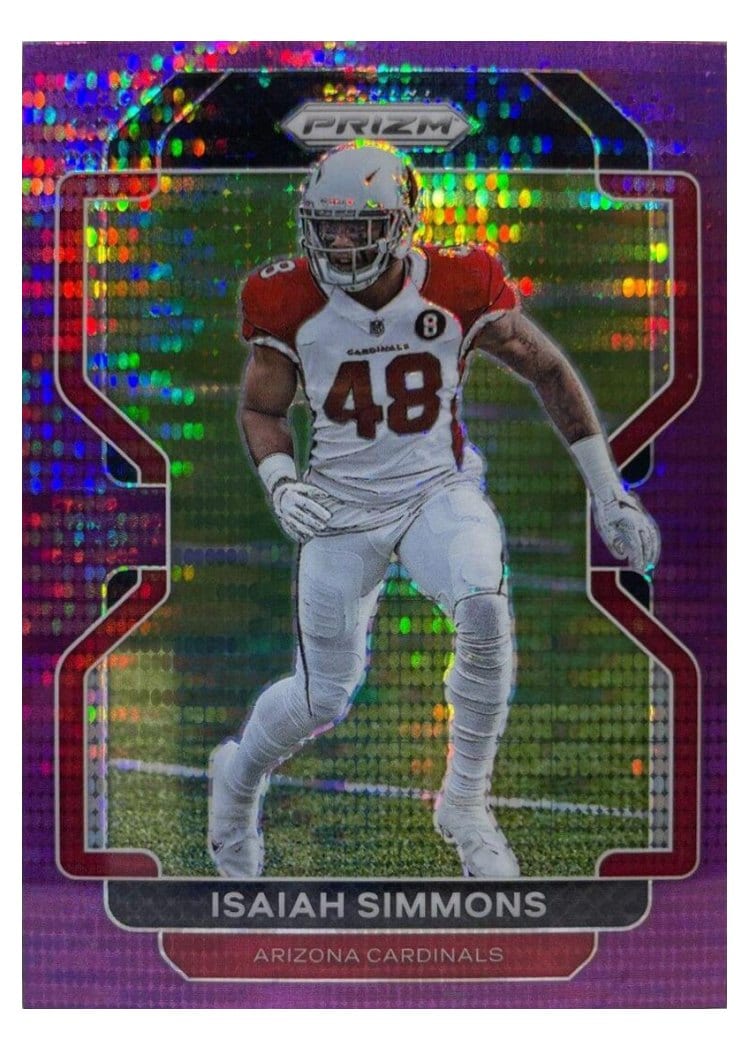 2021 Panini Prizm Base Set Isaiah Simmons #81 card