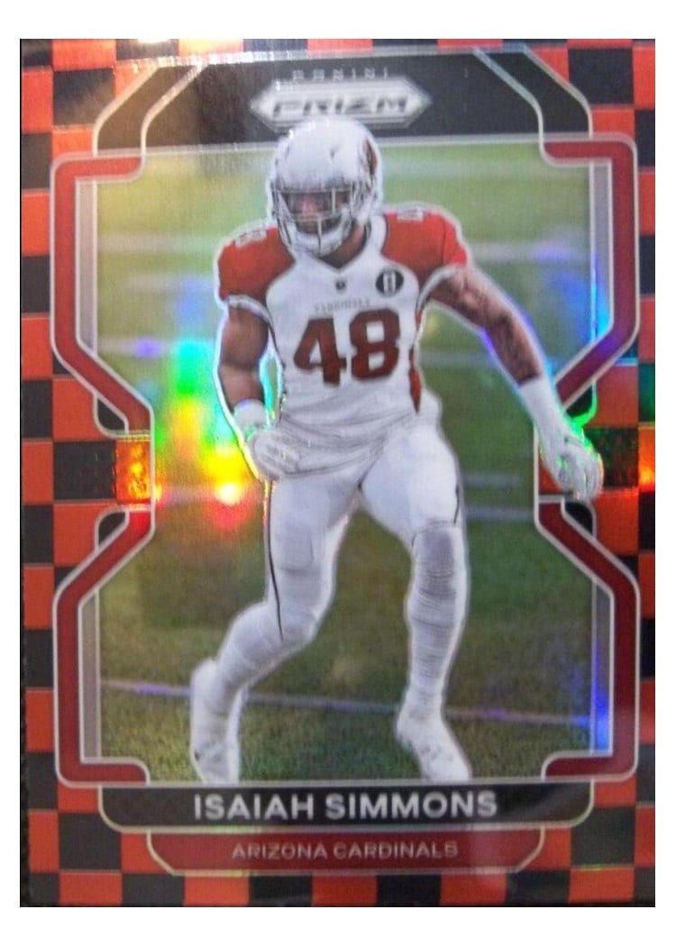 2021 Panini Prizm Base Set Isaiah Simmons #81 card