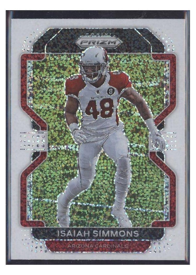2021 Panini Prizm Base Set Isaiah Simmons #81 card