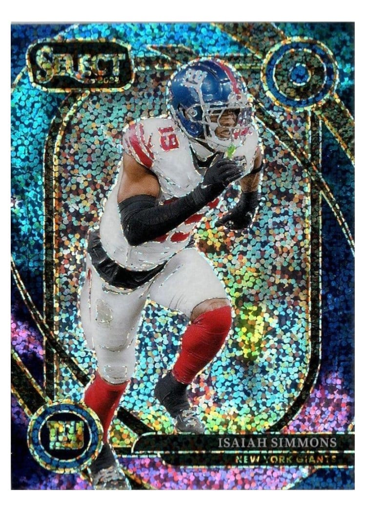 2024 Panini Select Base Set Isaiah Simmons Cosmic Prizm #261 card