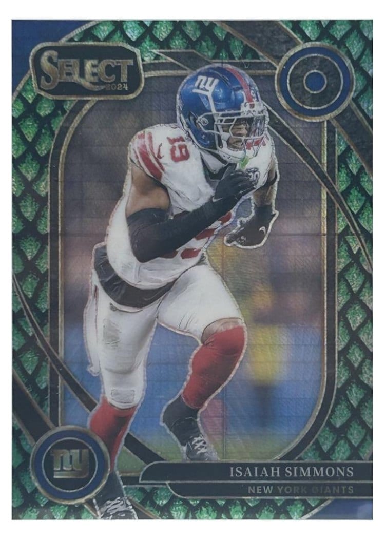 2024 Panini Select Base Set Isaiah Simmons #261 card