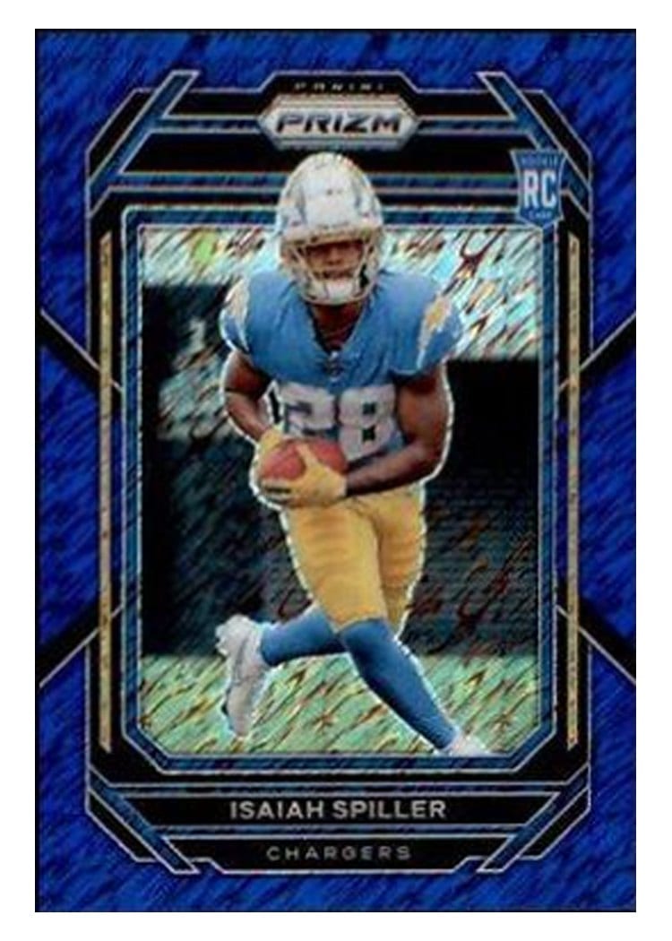 2022 Panini Prizm Base Set Isaiah Spiller #324 card