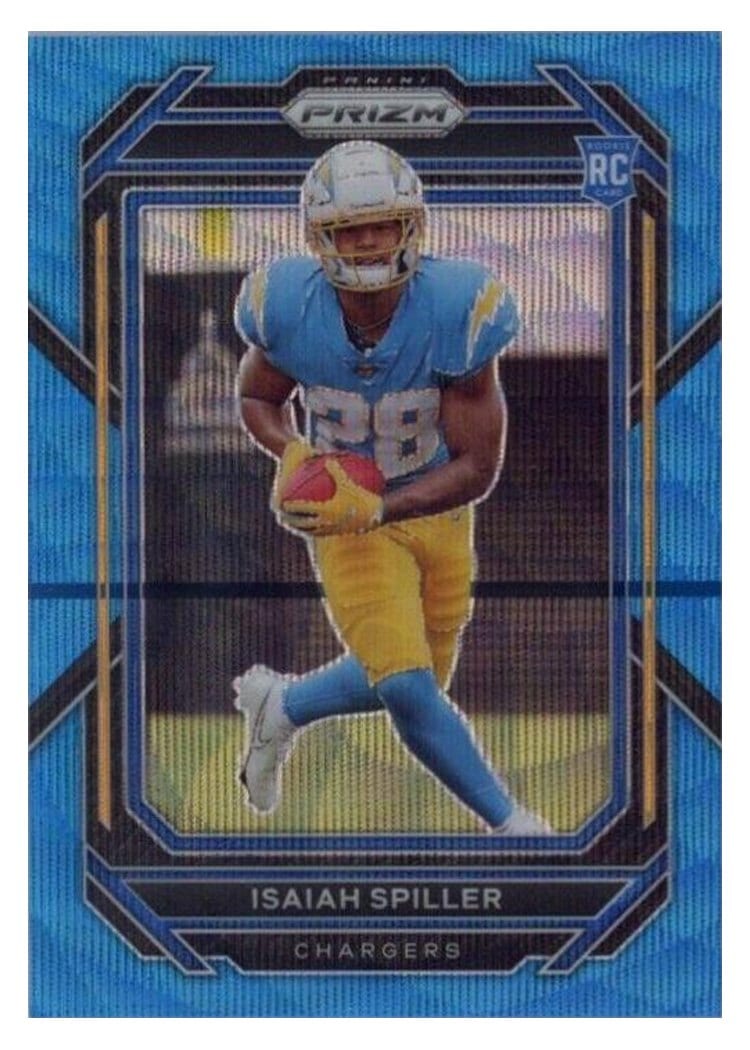 2022 Panini Prizm Base Set Isaiah Spiller #324 card