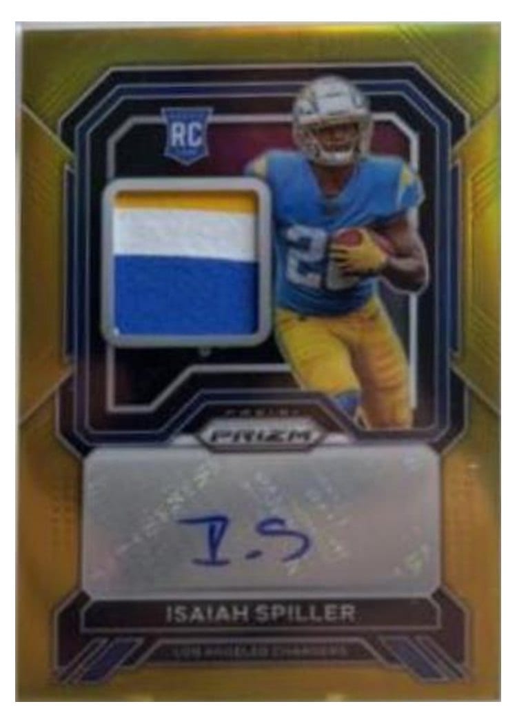 2022 Panini Prizm Base Set Isaiah Spiller #324 card