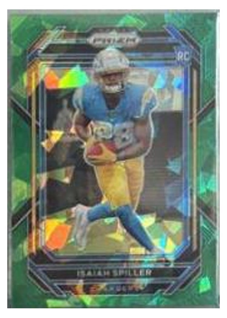 2022 Panini Prizm Base Set Isaiah Spiller #324 card