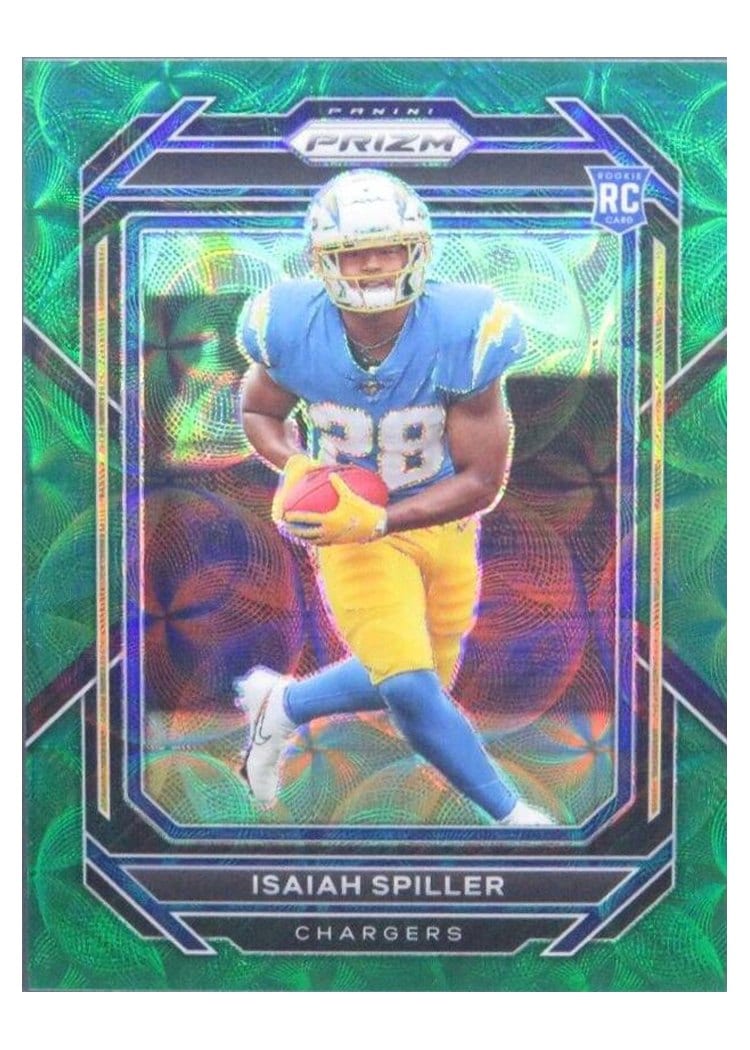 2022 Panini Prizm Base Set Isaiah Spiller #324 card