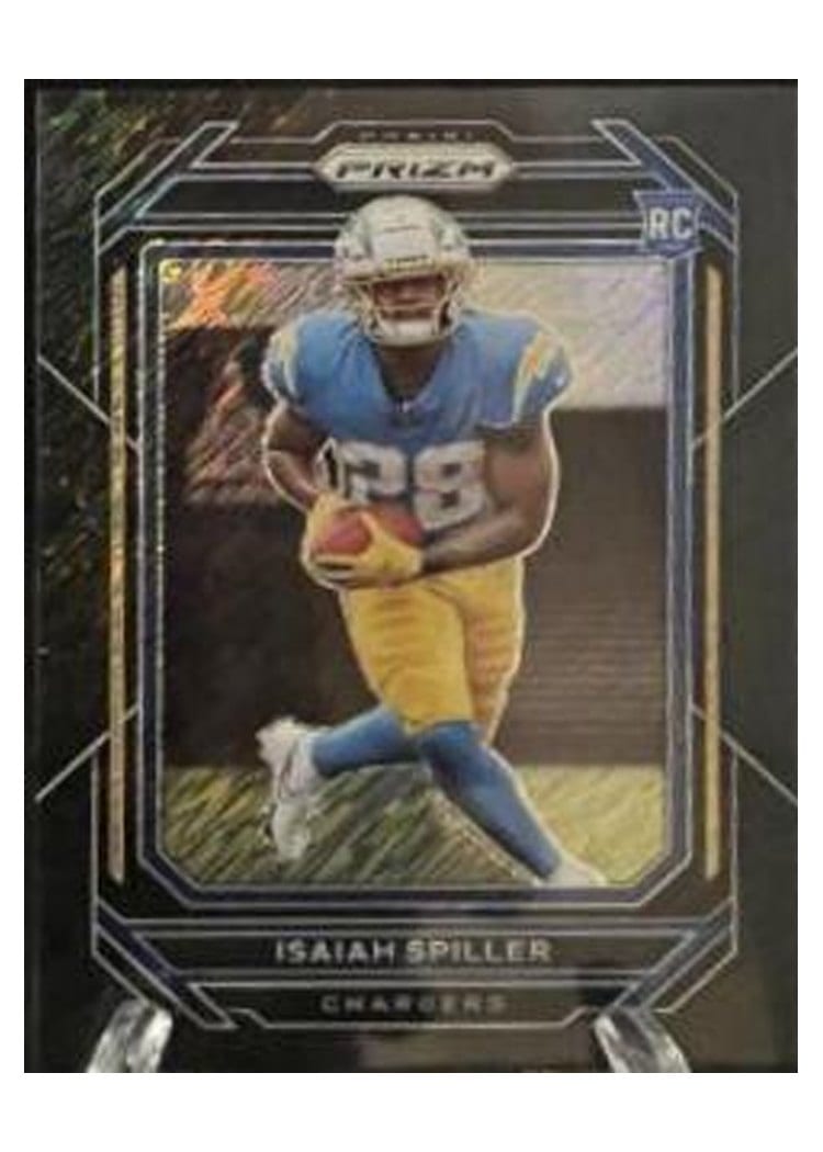 2022 Panini Prizm Base Set Isaiah Spiller #324 card