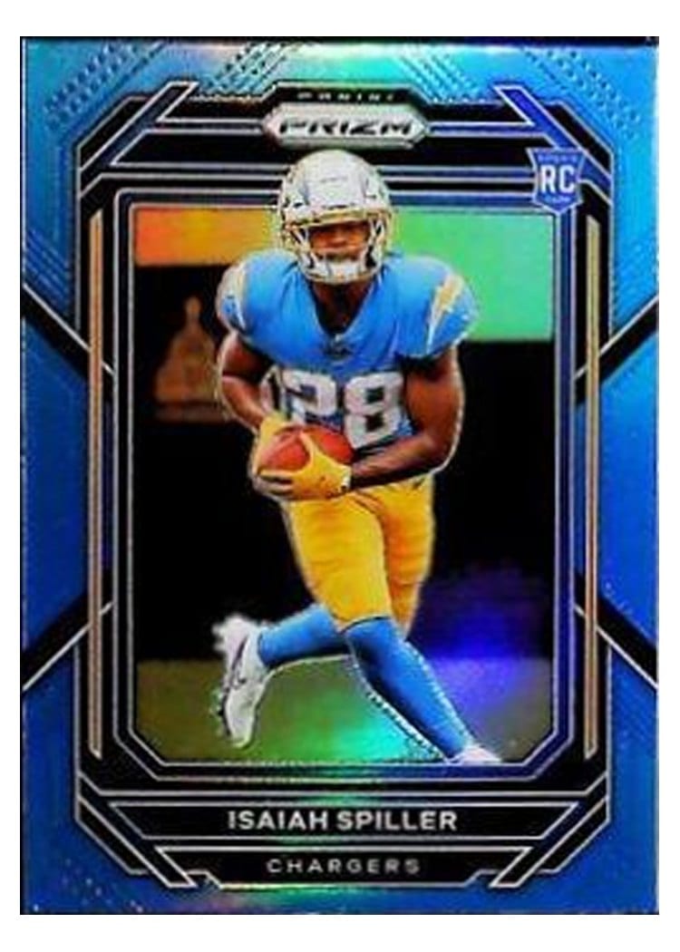 2022 Panini Prizm Base Set Isaiah Spiller #324 card