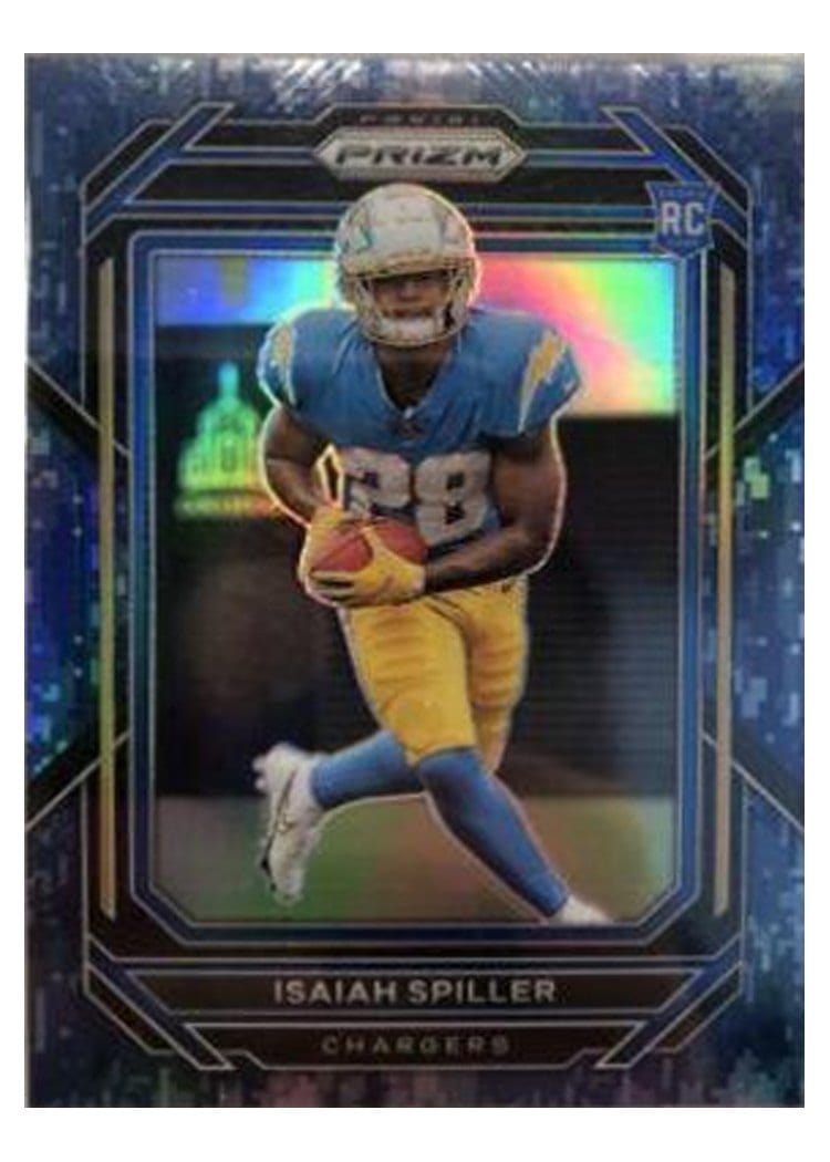 2022 Panini Prizm Base Set Isaiah Spiller #324 card