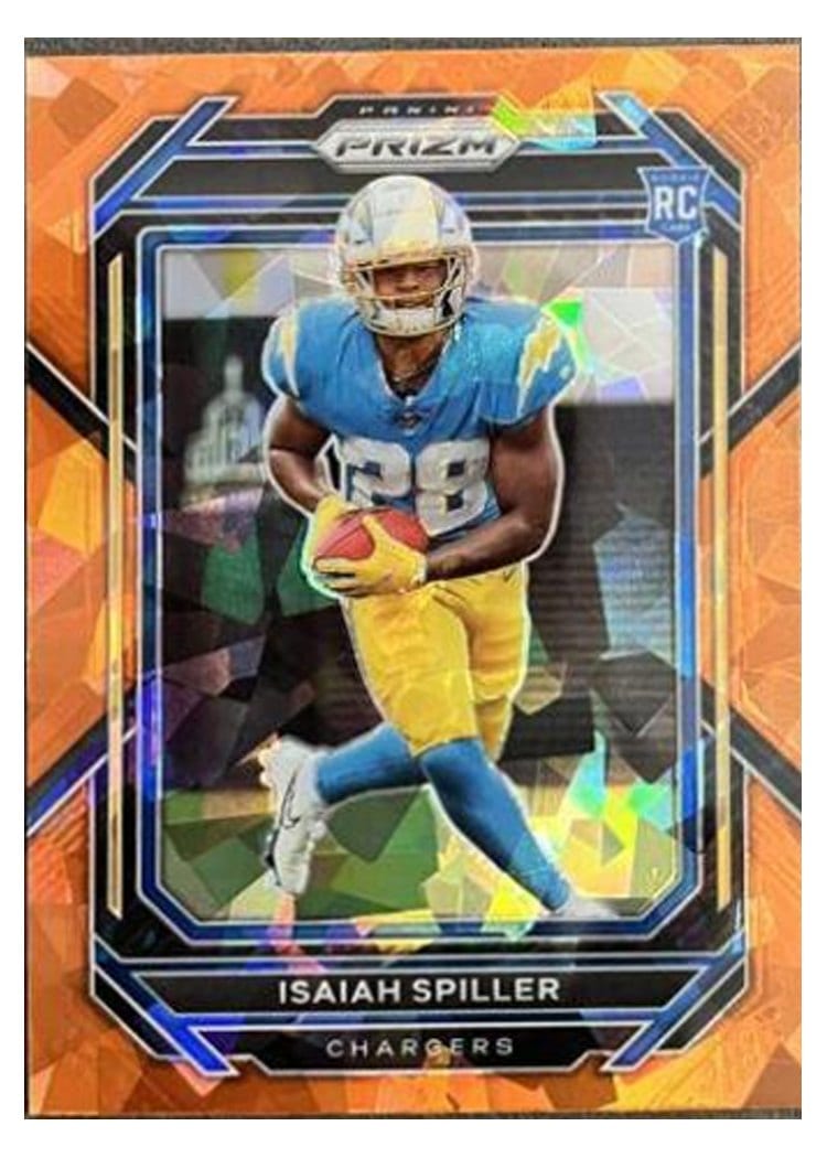 2022 Panini Prizm Base Set Isaiah Spiller #324 card