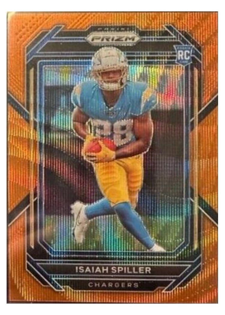 2022 Panini Prizm Base Set Isaiah Spiller #324 card