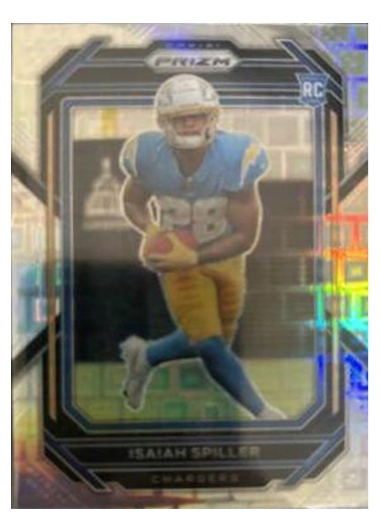 2022 Panini Prizm Base Set Isaiah Spiller #324 card