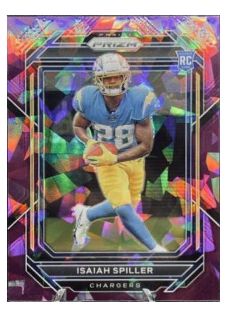 2022 Panini Prizm Base Set Isaiah Spiller #324 card