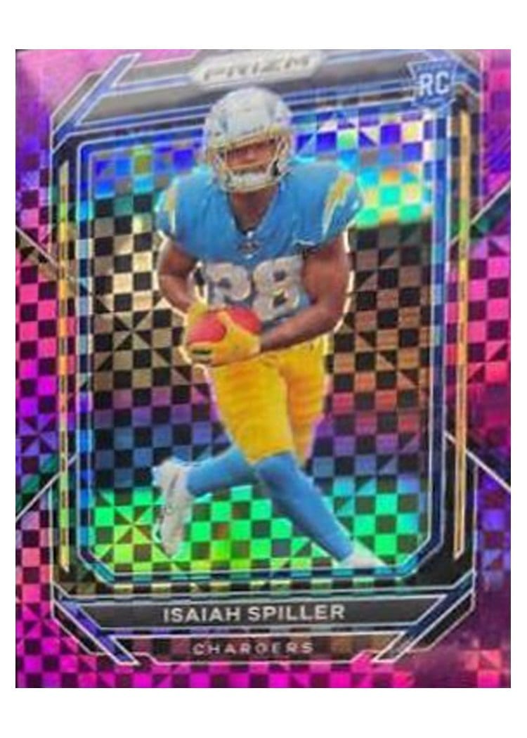 2022 Panini Prizm Base Set Isaiah Spiller #324 card