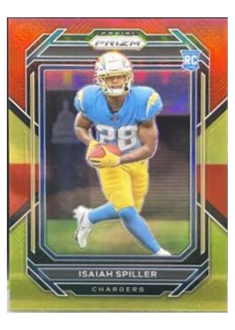 2022 Panini Prizm Base Set Isaiah Spiller #324 card