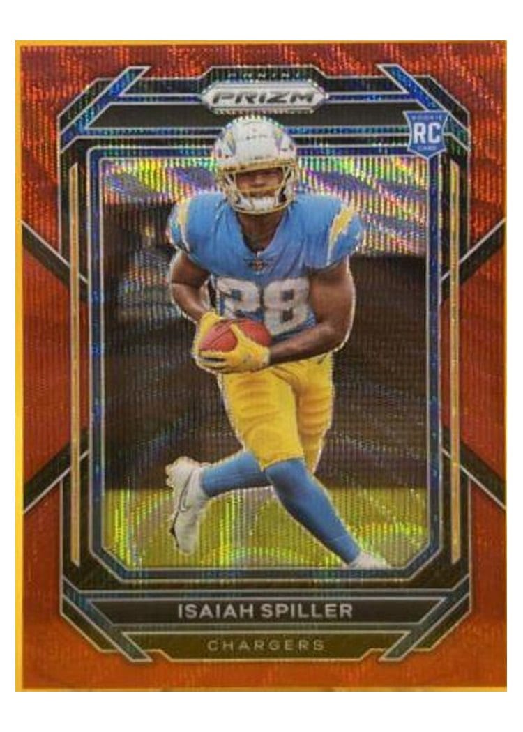 2022 Panini Prizm Base Set Isaiah Spiller #324 card