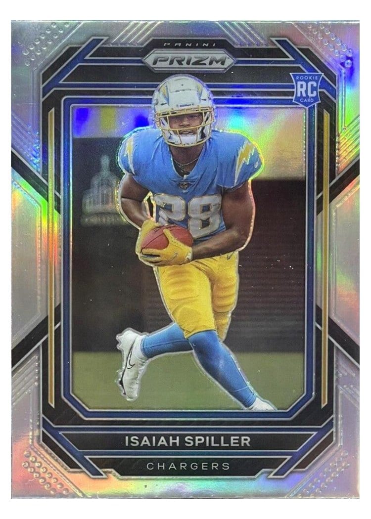 2022 Panini Prizm Base Set Isaiah Spiller #324 card