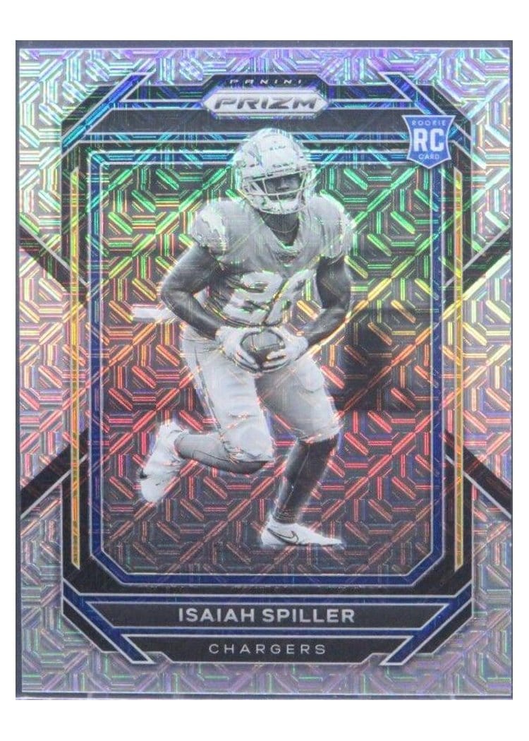 2022 Panini Prizm Base Set Isaiah Spiller #324 card