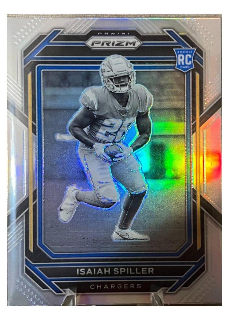 2022 Panini Prizm Base Set Isaiah Spiller #324 card