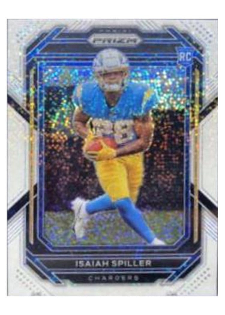 2022 Panini Prizm Base Set Isaiah Spiller #324 card