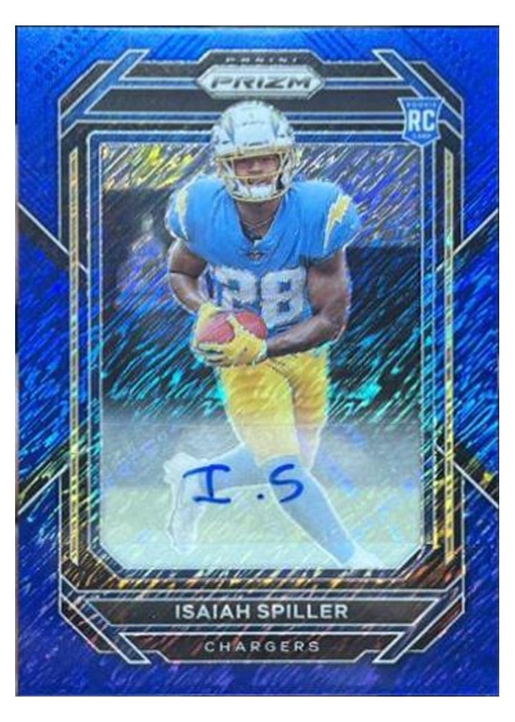 2022 Panini Prizm Base Set Isaiah Spiller #324 card