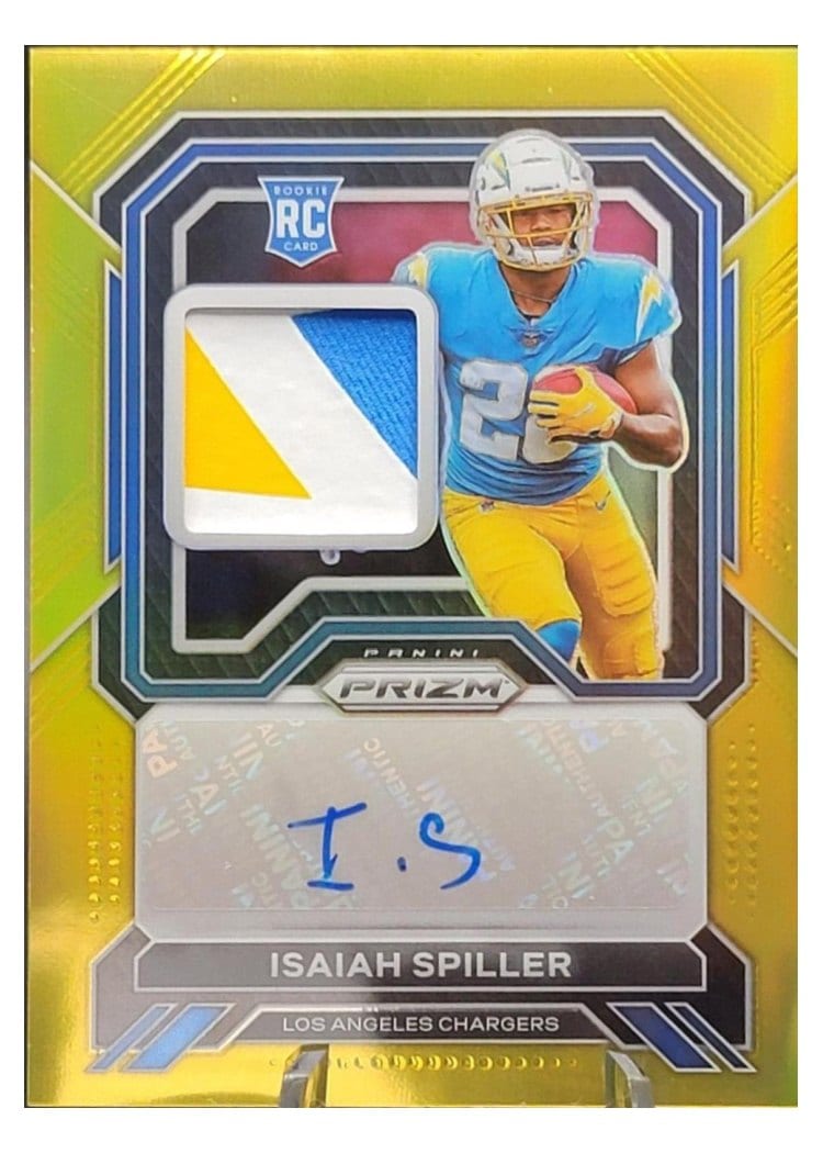 2022 Panini Prizm Base Set Isaiah Spiller #324 card